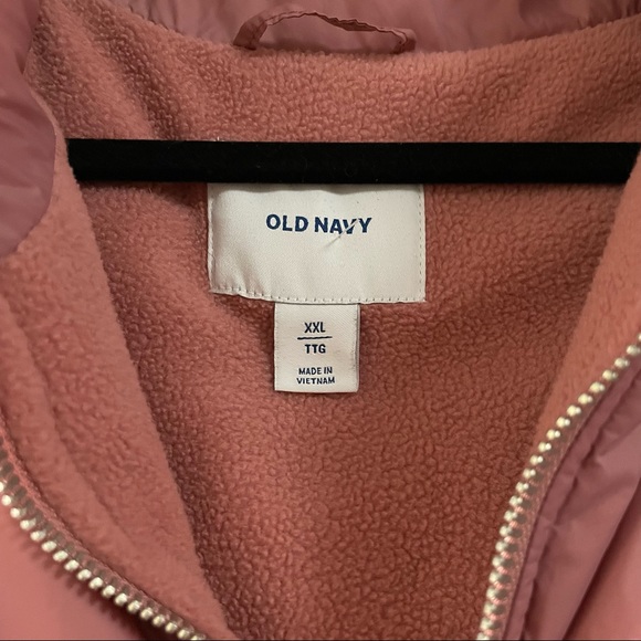 Old Navy Puffer Vest - Blush Pink - Size XXL - Picture 3 of 4
